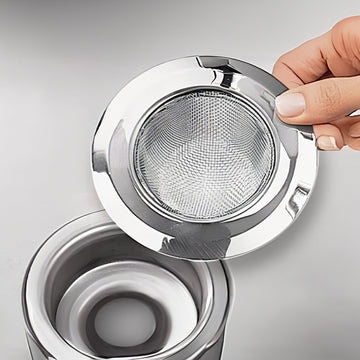 Stainless Steel Sink Strainer Basket | Kitchen Drain Filter Stopper Drainer Jali | Anti-Clog Mesh | Easy Clean | Durable Rustproof | Universal Fit 10x10 mm | Home & Kitchen Essentials | Water Drain Guard