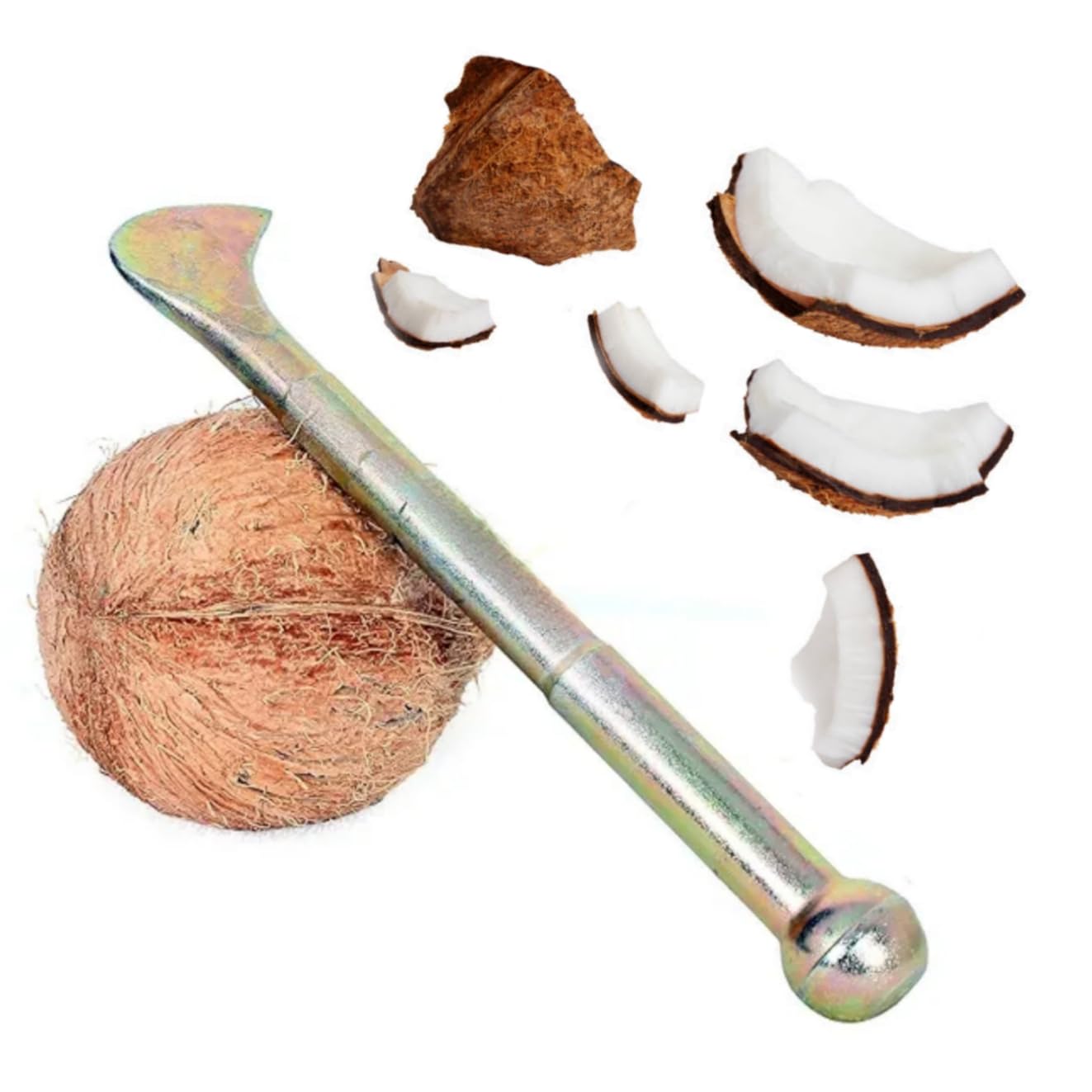 Coconut Breaker Slicer Cutter Opener Tool for Kitchen
