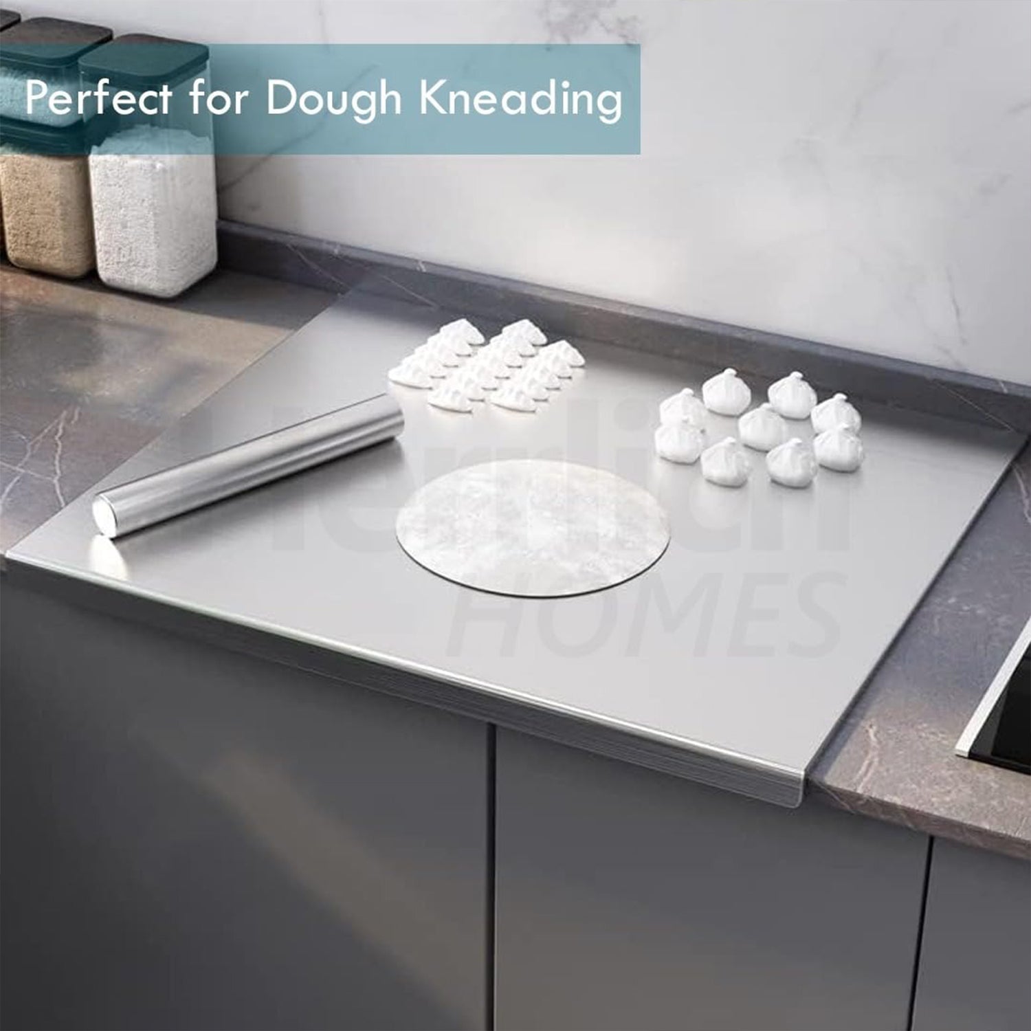 Large Countertop Stainless Steel Chopping Board for Kitchen,Fruit and Vegetable Cutting & Chopping Board (Pack of 1)