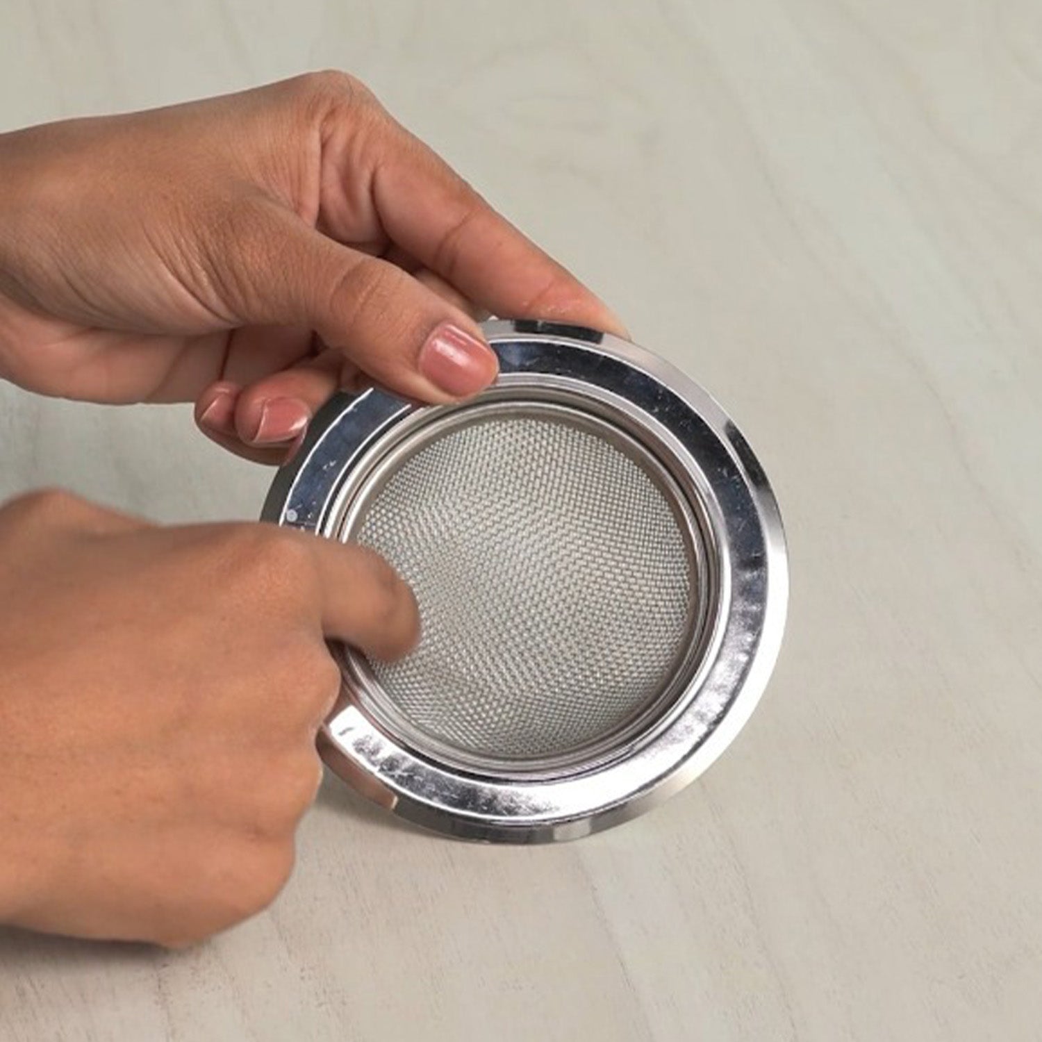 Stainless Steel Sink Strainer Basket | Kitchen Drain Filter Stopper Drainer Jali | Anti-Clog Mesh | Easy Clean | Durable Rustproof | Universal Fit 10x10 mm | Home & Kitchen Essentials | Water Drain Guard