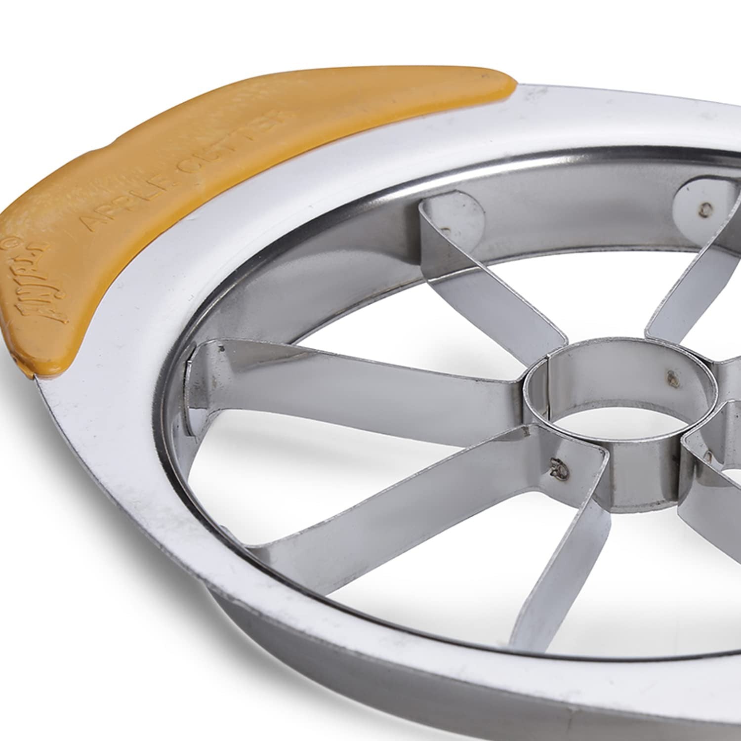 Stainless Steel Apple Cutter with 8 Blades – Easy Apple Slicer & Corer, Fruit Cutting Tool for Kitchen, Effortlessly Slice Apples, Pears & Fruits, Durable Home Use, Quick Prep, Safe & Easy Cleaning