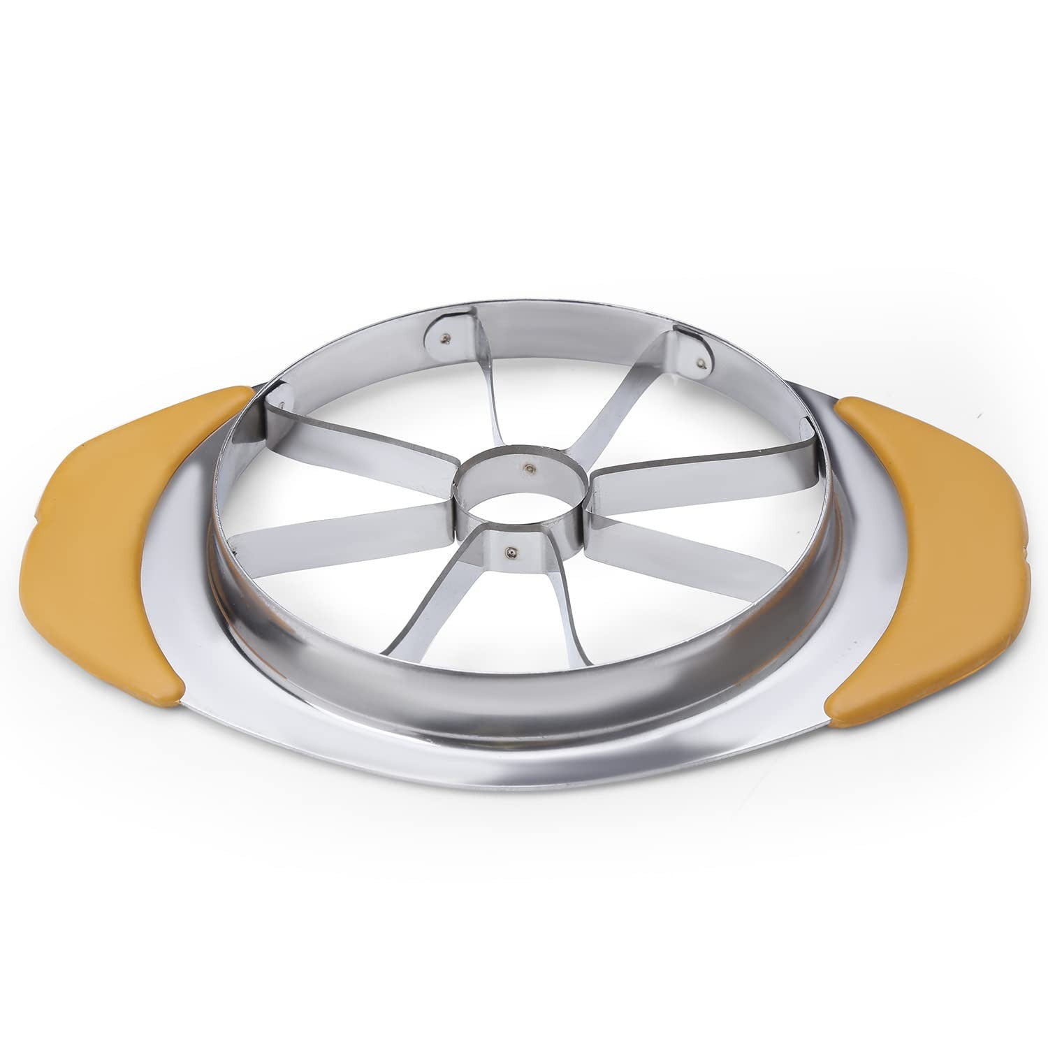 Stainless Steel Apple Cutter with 8 Blades – Easy Apple Slicer & Corer, Fruit Cutting Tool for Kitchen, Effortlessly Slice Apples, Pears & Fruits, Durable Home Use, Quick Prep, Safe & Easy Cleaning